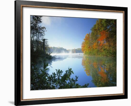 Fairy Stone Lake, Fairy Stone State Park, Virginia, USA-Charles Gurche-Framed Photographic Print