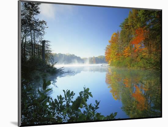 Fairy Stone Lake, Fairy Stone State Park, Virginia, USA-Charles Gurche-Mounted Photographic Print