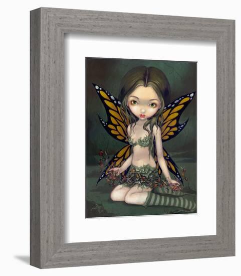 Fairy with Dried Flowers-Jasmine Becket-Griffith-Framed Art Print