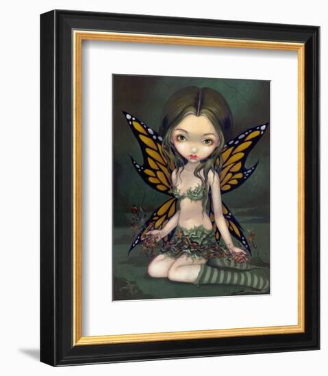 Fairy with Dried Flowers-Jasmine Becket-Griffith-Framed Art Print