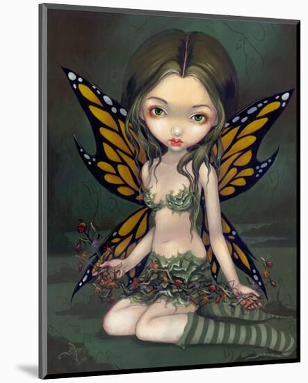 Fairy with Dried Flowers-Jasmine Becket-Griffith-Mounted Art Print