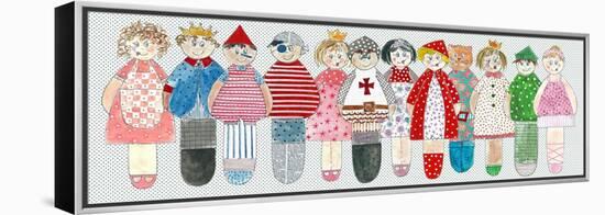 Fairytale Character Dolls-Effie Zafiropoulou-Framed Premier Image Canvas