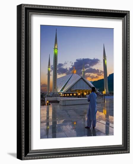 Faisal Mosque, Islamabad, Pakistan-Michele Falzone-Framed Photographic Print