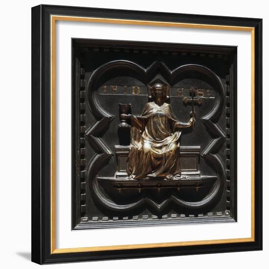 Faith, Bronze Panels-Andrea Pisano-Framed Giclee Print