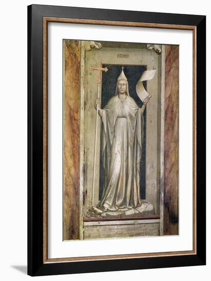 Faith, c.1305-Giotto di Bondone-Framed Giclee Print