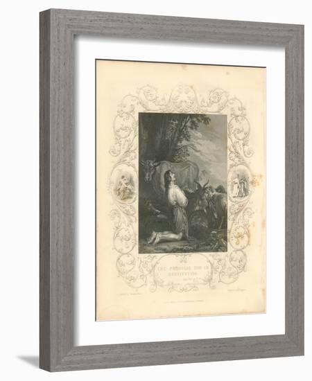 Faith Engraving III-Gwendolyn Babbitt-Framed Art Print