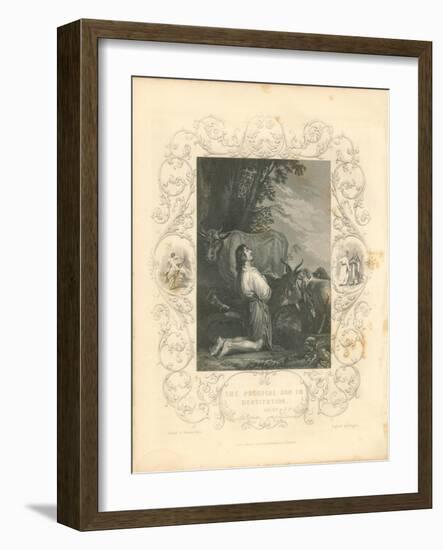 Faith Engraving III-Gwendolyn Babbitt-Framed Art Print