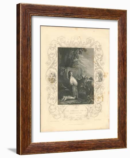 Faith Engraving III-Gwendolyn Babbitt-Framed Art Print