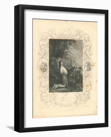 Faith Engraving III-Gwendolyn Babbitt-Framed Art Print