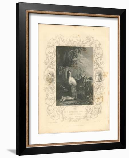 Faith Engraving III-Gwendolyn Babbitt-Framed Art Print