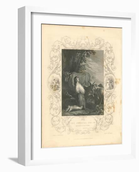 Faith Engraving III-Gwendolyn Babbitt-Framed Art Print