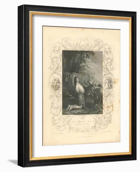 Faith Engraving III-Gwendolyn Babbitt-Framed Art Print