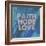 Faith Hope Love I-Vintage Skies-Framed Giclee Print