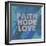 Faith Hope Love I-Vintage Skies-Framed Giclee Print