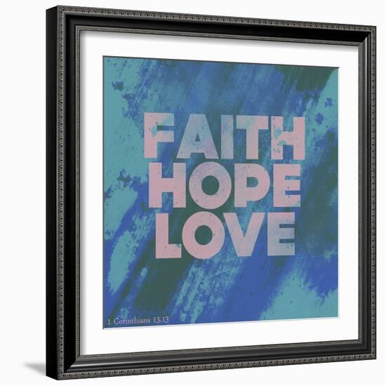 Faith Hope Love I-Vintage Skies-Framed Giclee Print