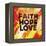 Faith Hope Love II-Vintage Skies-Framed Premier Image Canvas