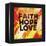 Faith Hope Love II-Vintage Skies-Framed Premier Image Canvas