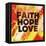 Faith Hope Love II-Vintage Skies-Framed Premier Image Canvas
