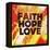 Faith Hope Love II-Vintage Skies-Framed Premier Image Canvas