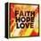 Faith Hope Love II-Vintage Skies-Framed Premier Image Canvas