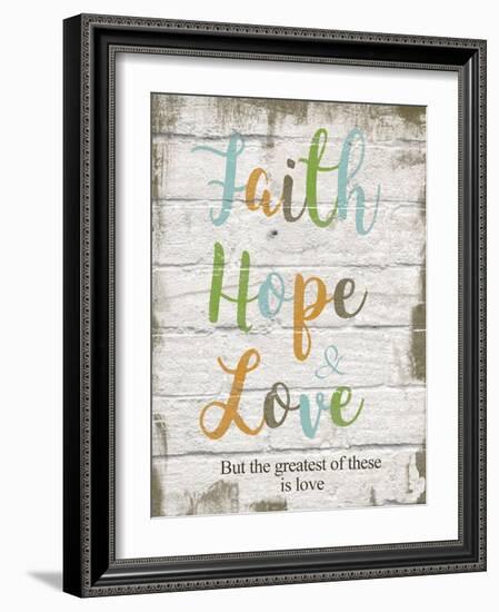 Faith Hope Love-Taylor Greene-Framed Art Print