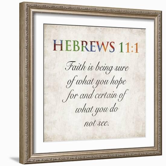 Faith Is Being-Jace Grey-Framed Art Print