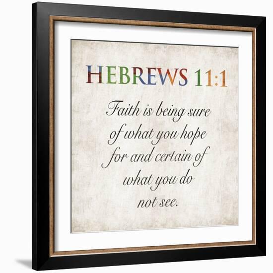 Faith Is Being-Jace Grey-Framed Art Print