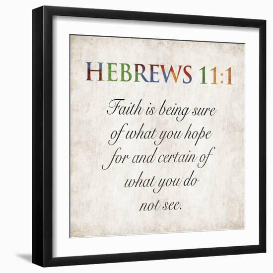 Faith Is Being-Jace Grey-Framed Art Print