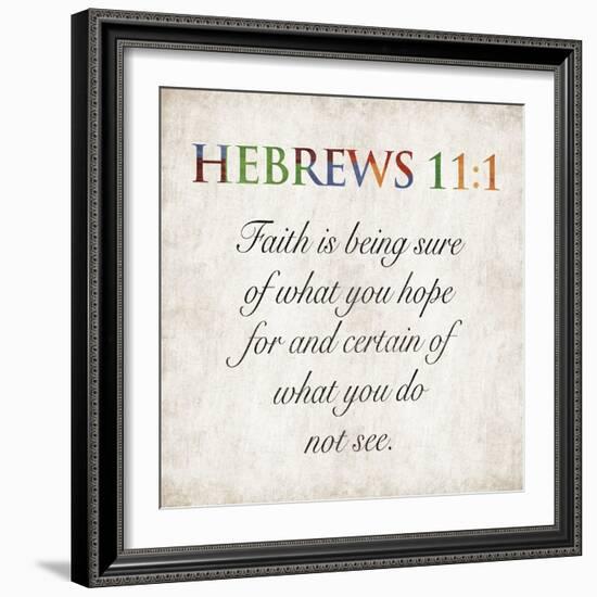 Faith Is Being-Jace Grey-Framed Art Print