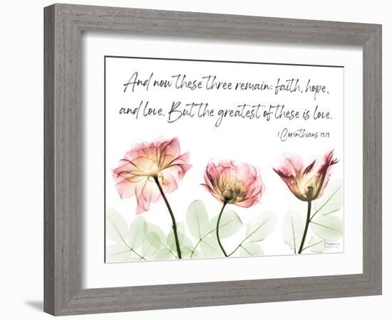 Faith Love Hope-Albert Koetsier-Framed Art Print