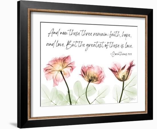 Faith Love Hope-Albert Koetsier-Framed Art Print