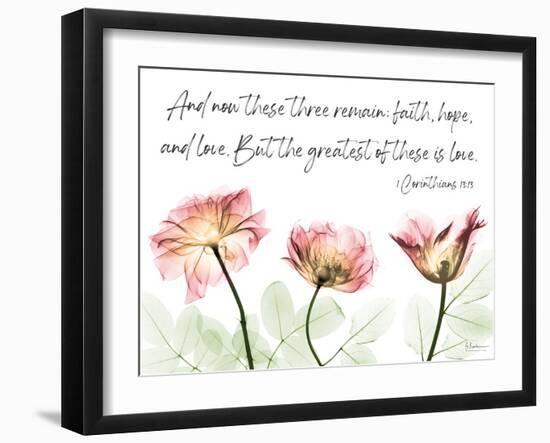 Faith Love Hope-Albert Koetsier-Framed Art Print