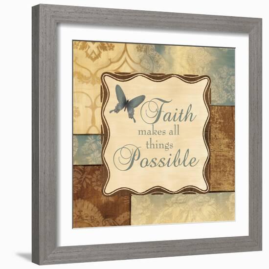 Faith Makes All Things Possible-Piper Ballantyne-Framed Art Print