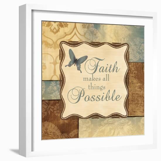 Faith Makes All Things Possible-Piper Ballantyne-Framed Art Print