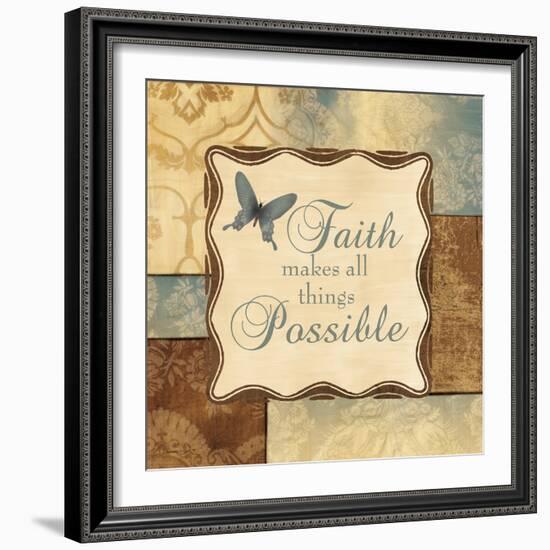 Faith Makes All Things Possible-Piper Ballantyne-Framed Art Print