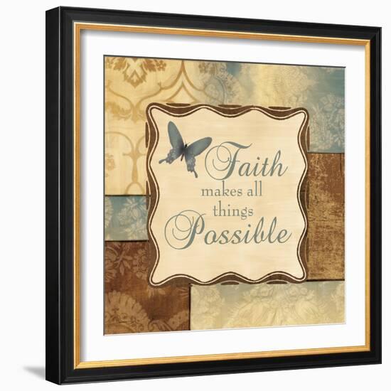 Faith Makes All Things Possible-Piper Ballantyne-Framed Art Print