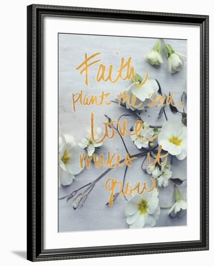 Faith Plants the Seed-Sarah Gardner-Framed Photo