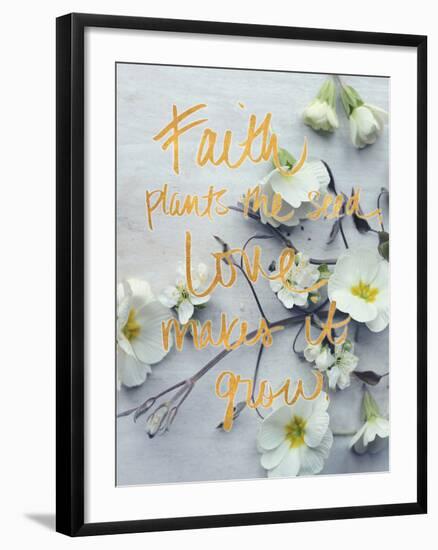 Faith Plants the Seed-Sarah Gardner-Framed Photo