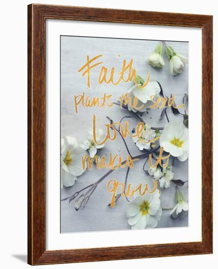 Faith Plants the Seed-Sarah Gardner-Framed Photo