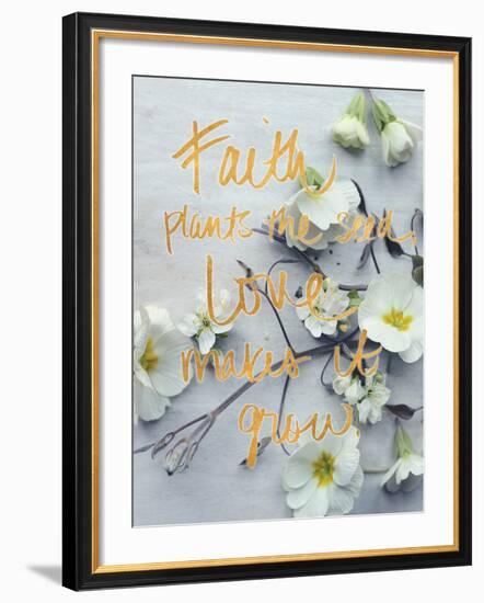 Faith Plants the Seed-Sarah Gardner-Framed Photo