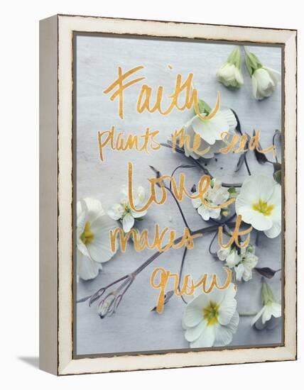 Faith Plants the Seed-Sarah Gardner-Framed Stretched Canvas