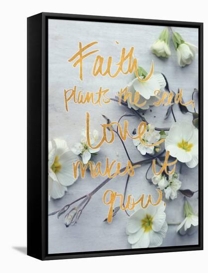 Faith Plants the Seed-Sarah Gardner-Framed Stretched Canvas