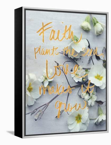 Faith Plants the Seed-Sarah Gardner-Framed Stretched Canvas