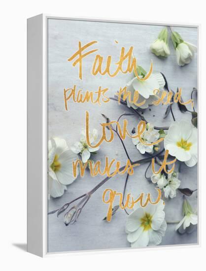 Faith Plants the Seed-Sarah Gardner-Framed Stretched Canvas