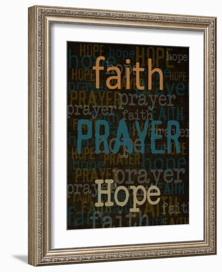 Faith Prayer Hope-Taylor Greene-Framed Art Print