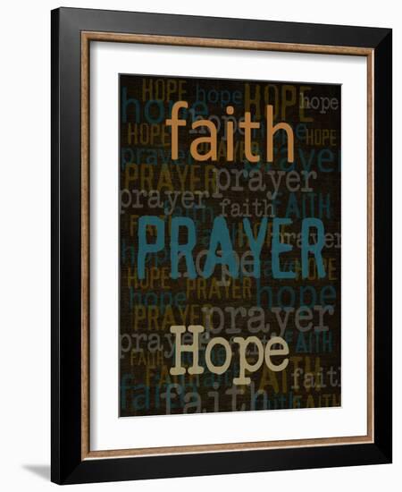 Faith Prayer Hope-Taylor Greene-Framed Art Print