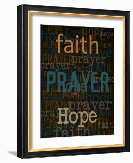 Faith Prayer Hope-Taylor Greene-Framed Art Print