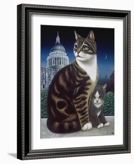 Faith, the St. Pauls Cat, 1995-Frances Broomfield-Framed Giclee Print