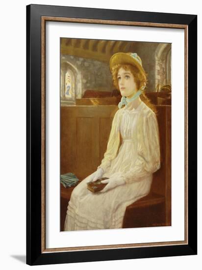 Faith-Arthur Hughes-Framed Giclee Print