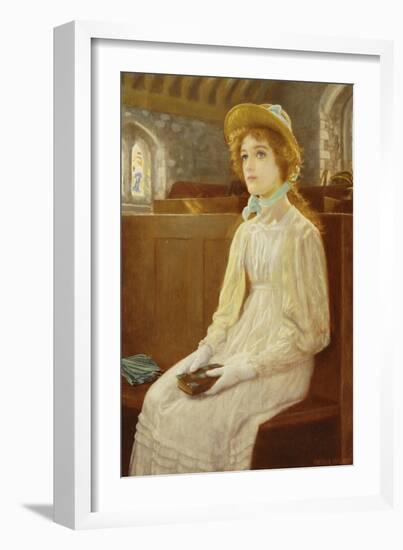 Faith-Arthur Hughes-Framed Giclee Print